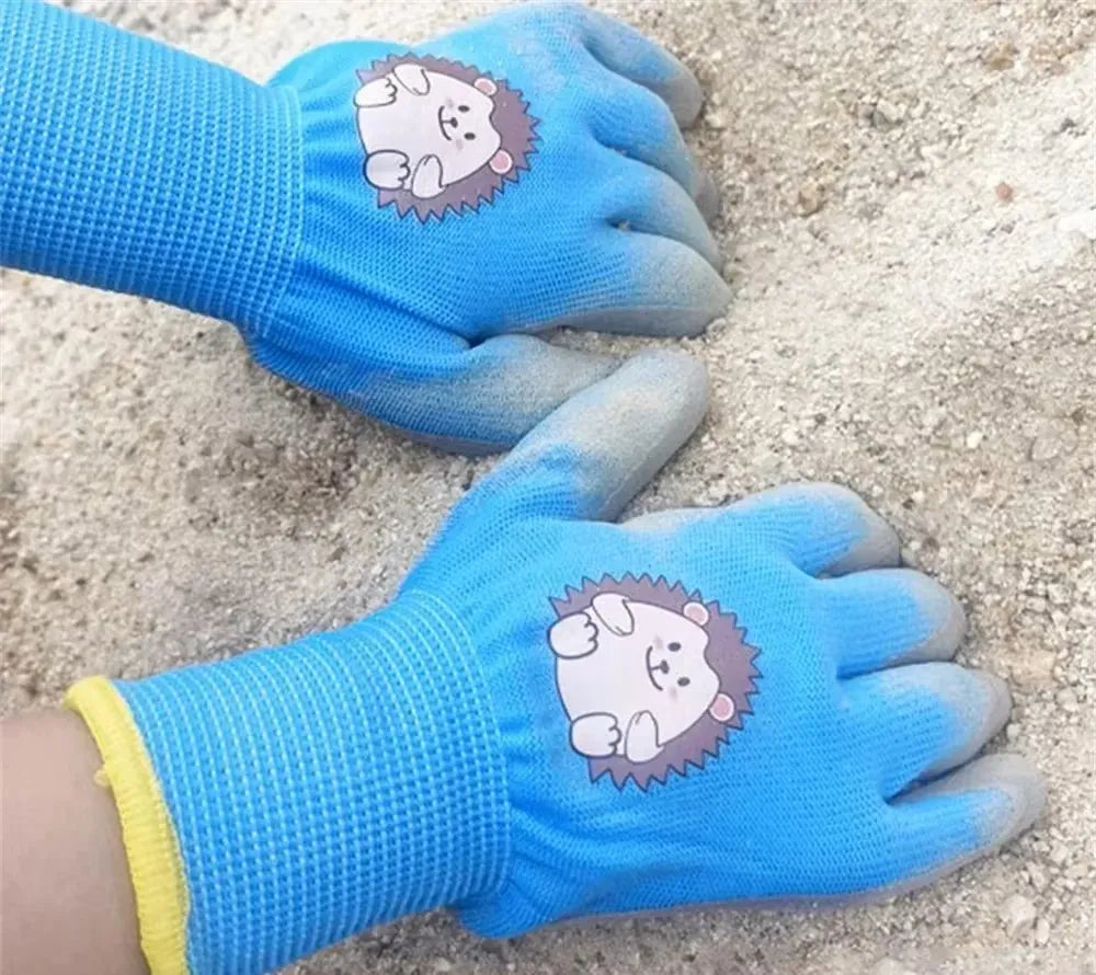 Kinder-Gartenhandschuhe – durchstichfest & atmungsaktiv | Schutz für kleine Hände beim Spielen & Gärtnern