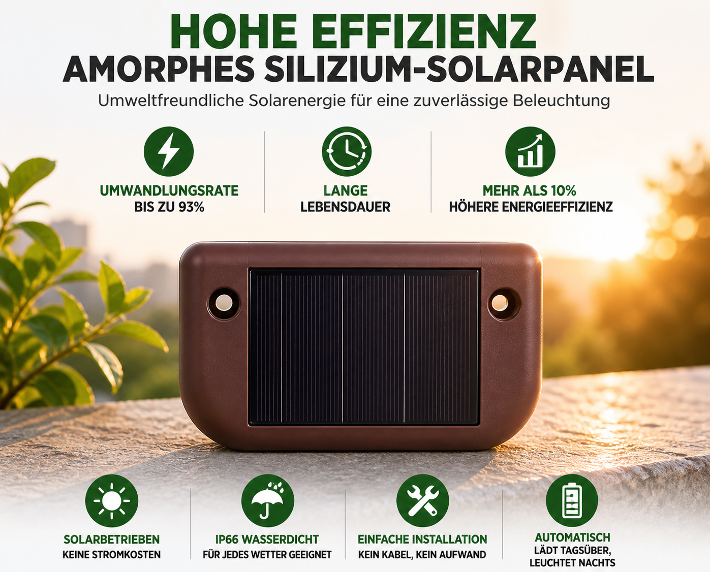 Solar LED Treppenleuchten 1/4/8/12 Stück – Outdoor Gartenbeleuchtung wasserdicht, Solar Stufenlicht für Terrasse, Wege & Garten