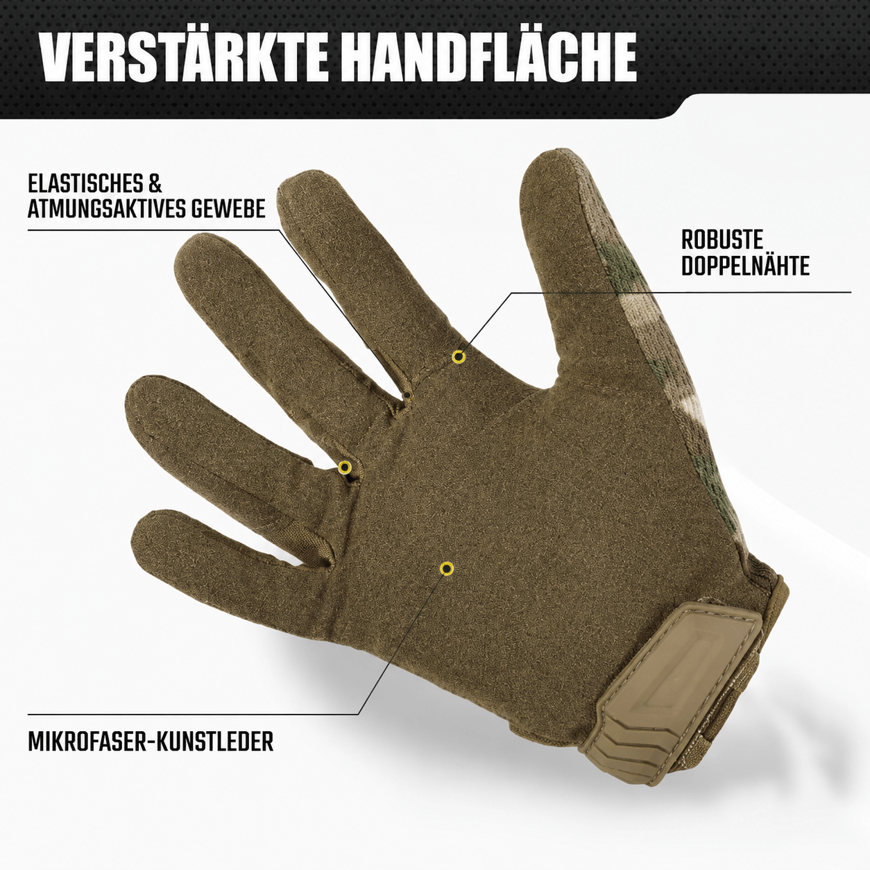 Atmungsaktive Touchscreen Handschuhe für Camping und Freizeit