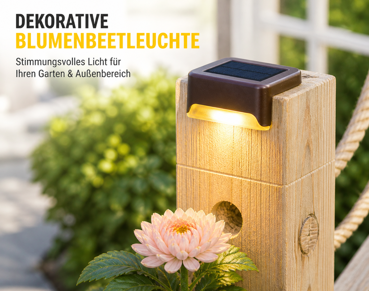 Solar LED Treppenleuchten 1/4/8/12 Stück – Outdoor Gartenbeleuchtung wasserdicht, Solar Stufenlicht für Terrasse, Wege & Garten