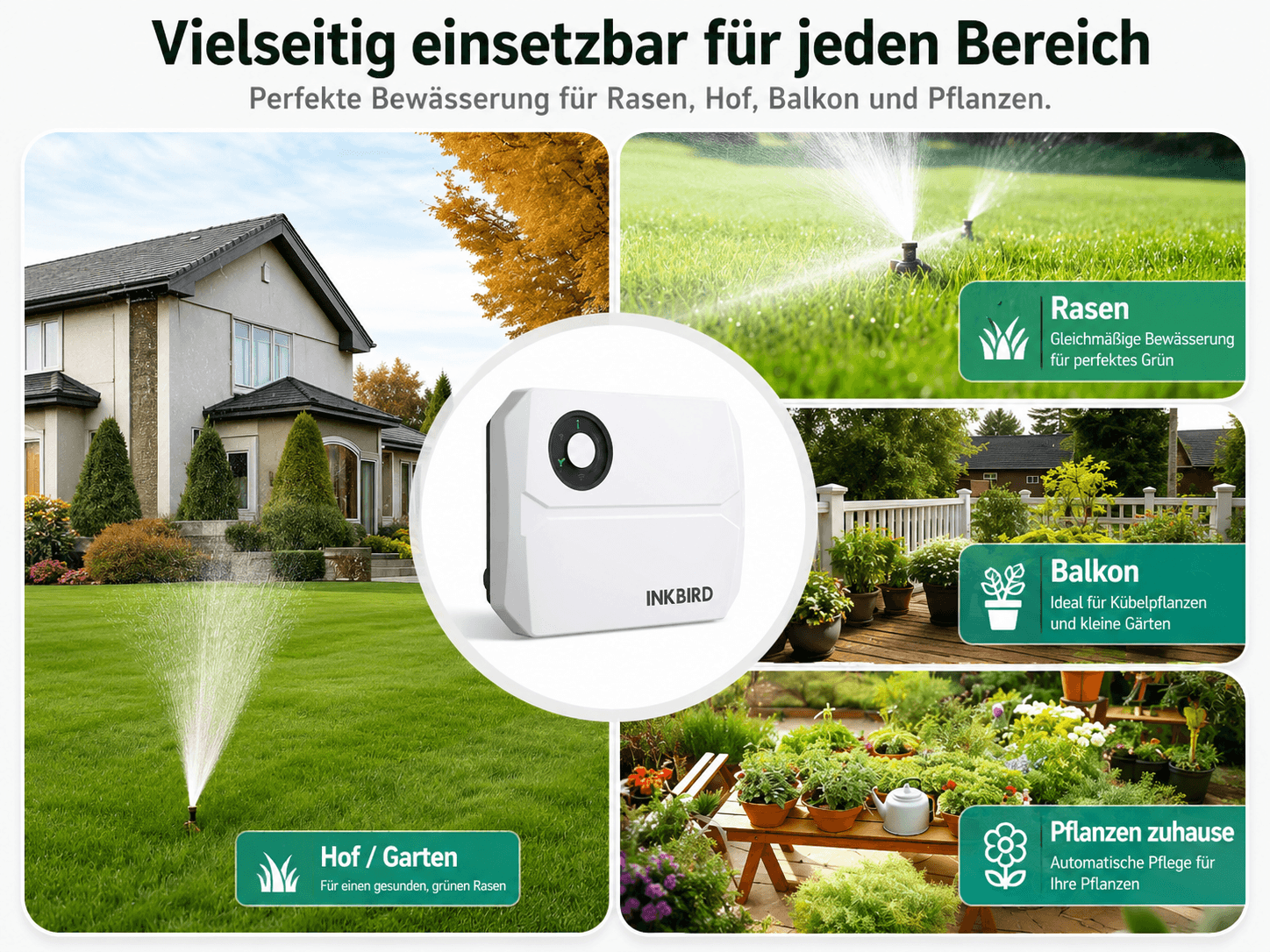Smart WLAN Bewässerungscontroller für automatische Bewässerung