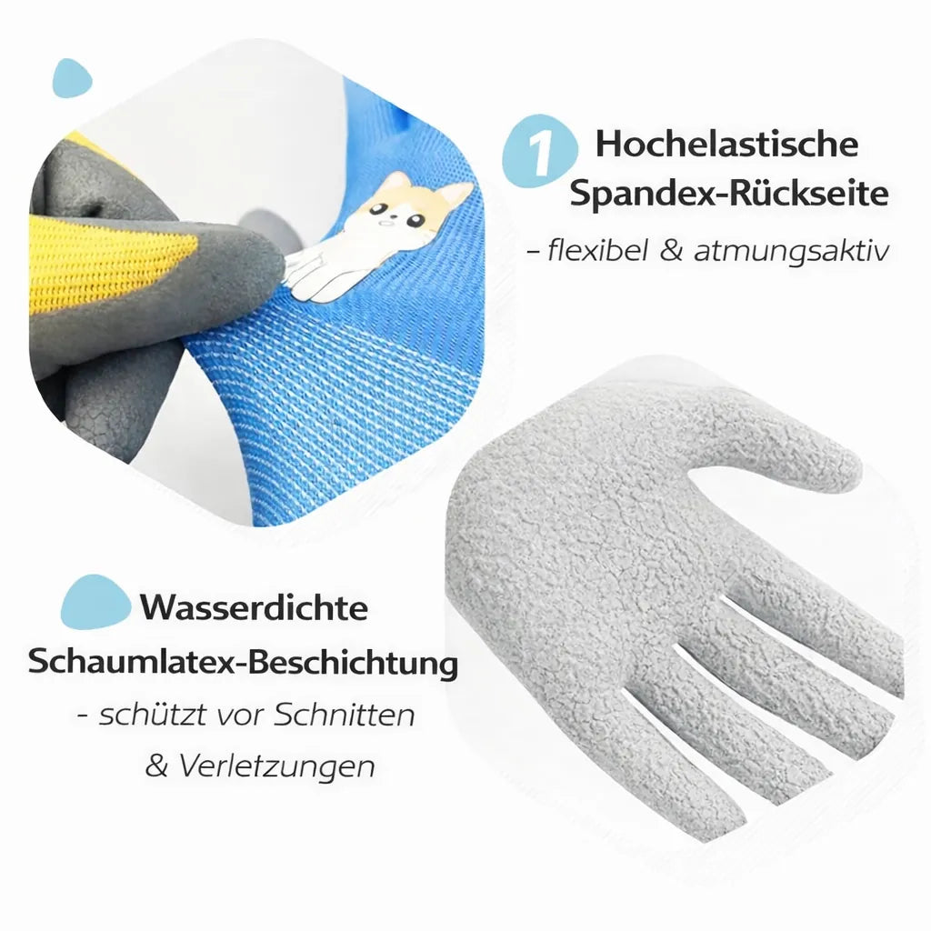 Kinder-Gartenhandschuhe – durchstichfest & atmungsaktiv | Schutz für kleine Hände beim Spielen & Gärtnern